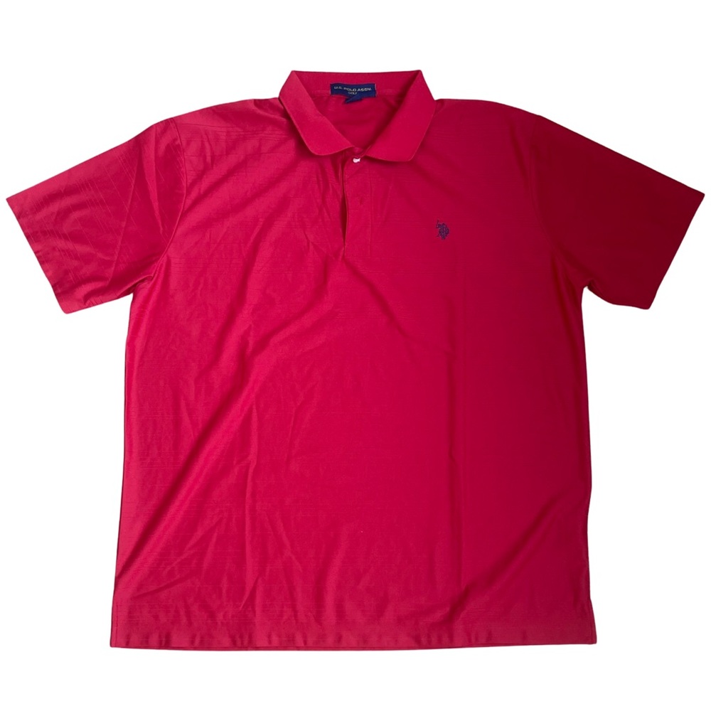 NEW W/O TAGS US Polo Assn. Men's Red Golf Polo Size XL